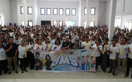 Kejati NTT Berikan Penyuluhan Hukum ke 432 Siswa SMKN 3 Kupang Lewat JMS