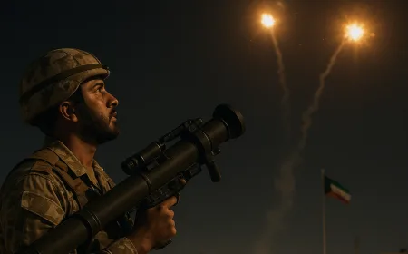 Militer Kuwait Tangkal Serangan Udara, Imbau Warga Waspada Suara Ledakan