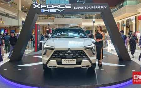 Mitsubishi Xforce Hybrid Tembus 1.000 Km dengan 1 Tangki, Ini Fitur Unggulannya