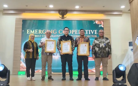 Koperasi Kana Raih Dua Penghargaan Terbaik di Bidang Ekonomi dan Sosial 2026