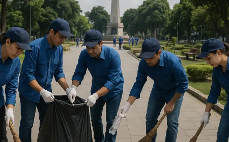Partai Demokrat Kota Bogor Gelar Aksi Bebersih Sambut HUT ke-25