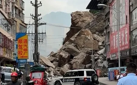 Longsor di Chongqing China Tewaskan Rumah dan Paksa 60 Warga Mengungsi