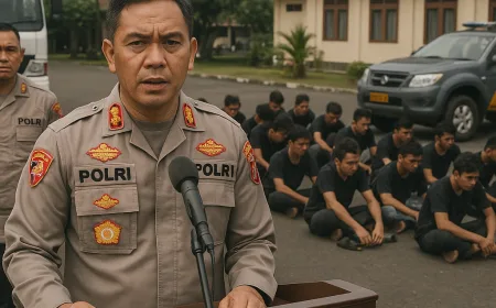 Polresta Bengkulu Tegaskan Tak Ada Ruang bagi Pelaku Kriminal Gangster