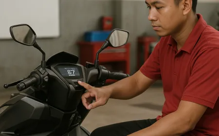 Cara Reset Indikator Oil Change Honda Vario 160, Mudah Dilakukan Sendiri di Rumah