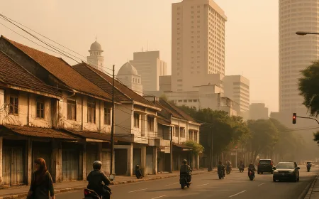 Surabaya dan Bandung Masuk 20 Kota Risiko Panas Ekstrem Tertinggi Dunia