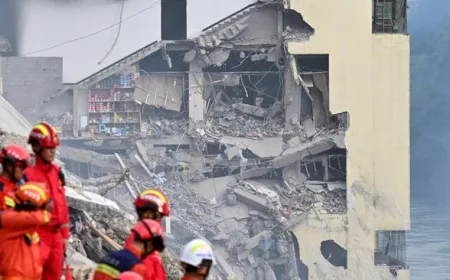 Longsor Dahsyat di Chongqing Tewaskan 8 Orang, 34 Hilang dan Evakuasi Masif