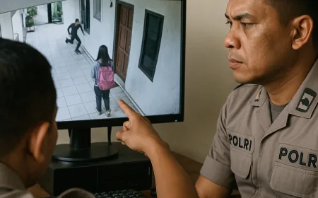 Polsek Labuhanratu Kejar Sindikat Pencuri Laptop Mahasiswi Unila dengan Bukti CCTV