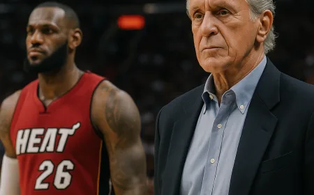 Pat Riley Buka Peluang Besar Bawa LeBron James Kembali ke Miami Heat