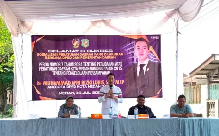 Rizki Lubis Tegaskan Drainase Bebas Sampah untuk Antisipasi Banjir Musim Hujan