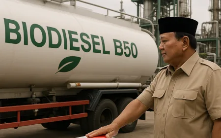 Prabowo Resmi Luncurkan B50, Indonesia Jadi Pelopor Biodiesel 50%