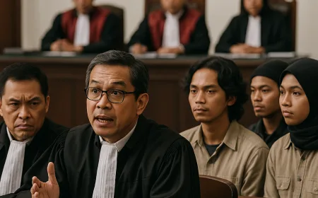 Kuasa Hukum Ajukan Eksepsi: Demo Bukan Tindakan Kriminal di Sidang Tiga Aktivis Magelang