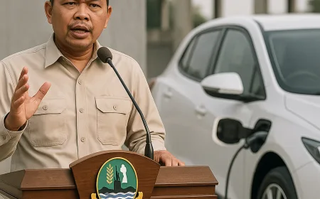 Pajak Mobil Listrik di Jawa Barat: Gubernur Dedi Mulyadi Tegaskan Pentingnya Kontribusi Daerah