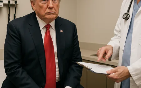 Donald Trump Jalani Pemeriksaan Fisik dan Terima Catatan Diet