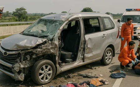 Kecelakaan Tunggal Rombongan Pemudik Cilegon di Tol Ngawi: 1 Tewas, 7 Luka