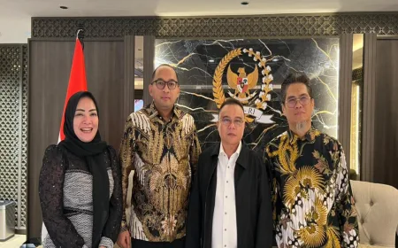 Heikal Safar dari Partai Ummat Sowan ke Kantor Dasco Bahas UU Pemilu 2026
