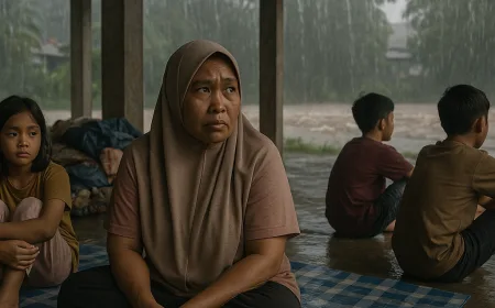 Trauma Banjir Berulang di Sungai Batang Agam: Warga Selalu Siap Mengungsi Saat Hujan