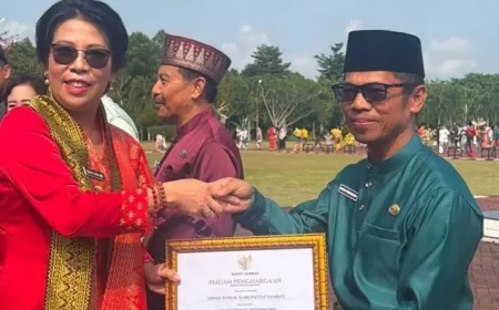Dinas Sosial Sambas Raih Penghargaan Ombudsman RI 2025 dengan Skor Pelayanan 78,31
