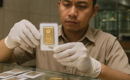 Harga Emas Antam Turun ke Rp2,610 Juta per Gram, Ini Update Terbarunya
