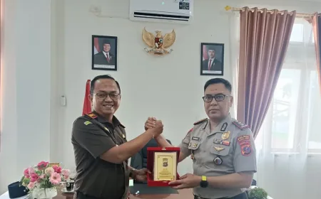 Kapolres Palas Perkuat Sinergi dengan Kejari Sibuhuan untuk Penegakan Hukum Profesional