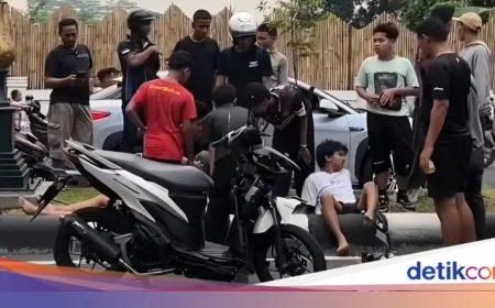 Kecelakaan RX King Lawan Arah di Pakansari Sebabkan 3 Orang Terluka