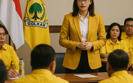 100 Hari Pimpin Golkar Sulut, Michaela Elsiana Paruntu Perkuat Konsolidasi Partai