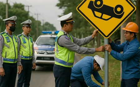 Satlantas Karanganyar Siapkan Operasi Gabungan dan Pemasangan Rambu Tekan Kecelakaan