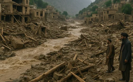 Banjir Bandang di Nuristan Hancurkan Kota, 20 Tewas dan 105 Hilang