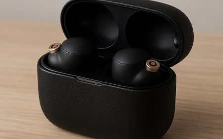 Sony Rilis Case Protektif Premium untuk WF-1000XM6 dengan Vegan Leather