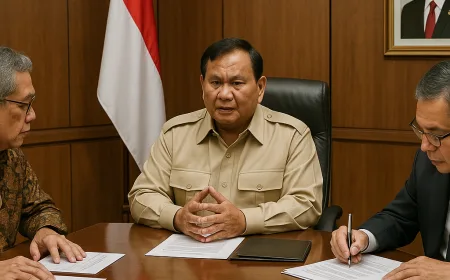 Perintah Lengkap Prabowo ke Purbaya & Bos BI Setelah Rupiah Tembus Rp17.400 per Dolar