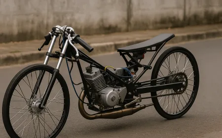 Motor Drag Diet Ketat: Rahasia Rangka dan Ban Ramping untuk Performa Maksimal