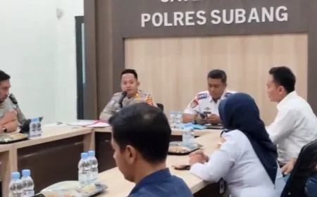 Satlantas Polres Subang Gandeng Lima Pilar untuk Tekan Angka Kecelakaan Lalu Lintas
