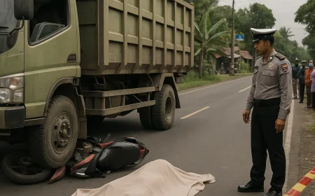 Perempuan Tewas Terlindas Truk di Semanu: Kronologi dan Penjelasan Polisi