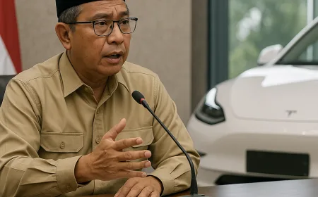 Wagub Banten Singgung Dampak Bebas Pajak Kendaraan Listrik Terhadap APBD