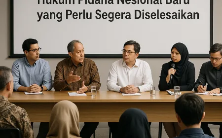 Sejumlah Permasalahan pada Hukum Pidana Nasional Baru yang Perlu Segera Diselesaikan