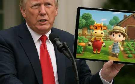 Presiden Trump Kini Bagikan Konten AI Animal Crossing yang Viral