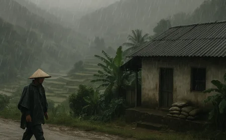 Hujan Lebat Meluas di Vietnam Utara: Waspadai Banjir Bandang dan Tanah Longsor