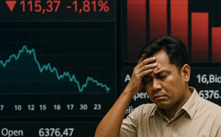 IHSG Longsor Nyaris 2% Setelah Sempat Melesat Jelang Pidato Prabowo