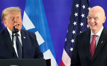 Donald Trump Usulkan Presiden FIFA Gianni Infantino Jadi Sekjen PBB Berikutnya