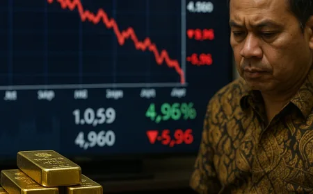 Harga Emas Turun 2% Lebih ke Level Terendah 2 Minggu, Apa Penyebabnya?