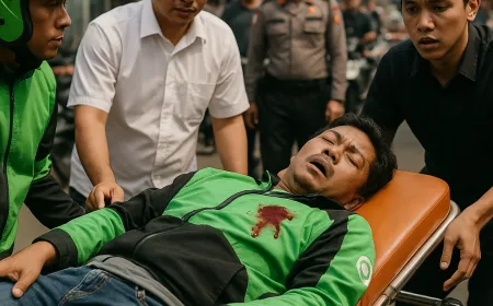 Driver Ojol Ditembak Saat Halangi Pelaku Curanmor di Matraman Jakarta