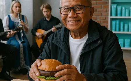 Burger Tempe dan Pengalaman Unik di Vladivostok: Dari Balalaika hingga Wardah