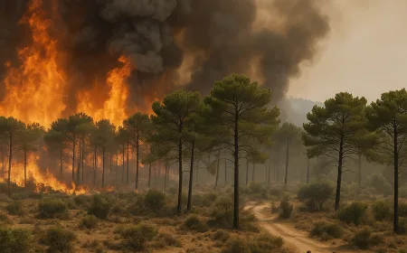 Kebakaran Hutan Melanda Prancis: 1.700 Hektare Lahan Terbakar dan Ribuan Terkena Dampak