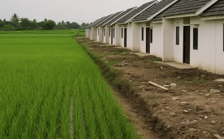 Aturan Lahan Sawah Terlindungi Hambat Pengembang, Realisasi Rumah Subsidi Turun 24%