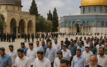 2.300 Pemukim Israel Serbu Kompleks Al Aqsa Gelar Ritual Tisha B'Av