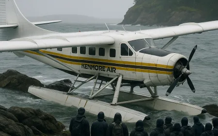 Pesawat Kenmore Air Jatuh di Washington, 11 Penumpang Selamat dari Insiden