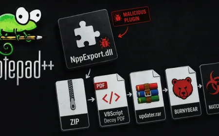 Plugin Palsu Notepad++ Sebarkan Malware MATCHBOIL.V2 dalam Serangan UAC-0099