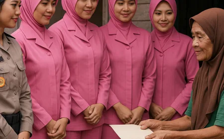 Polwan Polda Kaltim dan Bhayangkari Salurkan Tali Asih untuk Warga Balikpapan Selatan