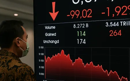 IHSG Anjlok Nyaris 2% Ikuti Pelemahan Bursa Asia, Apa Penyebabnya?