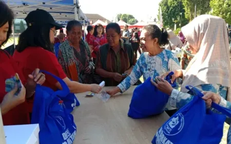 Bakti Sosial PSMTI Magelang Tebus Murah Kebutuhan Pokok, Ringankan Beban Ekonomi Warga