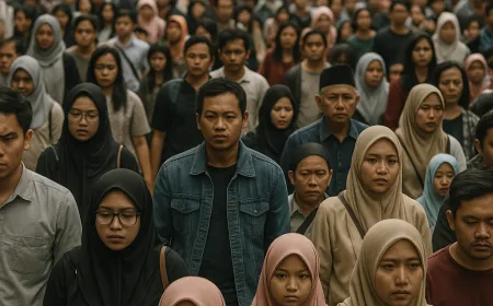 Indonesia Peringkat Ke-4 Negara dengan Penduduk Terbanyak Dunia 2025